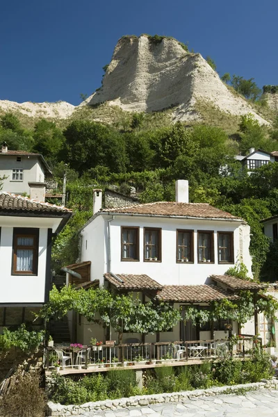 メルニク、伝統的なブルガリアの建築 — ストック写真