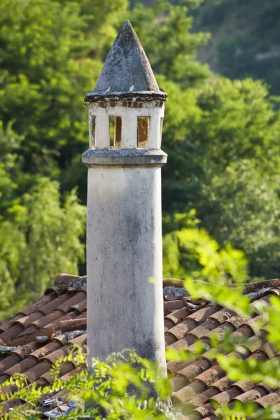 Una chimenea de Melnik — Foto de Stock