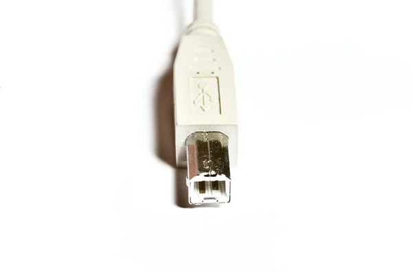 USB-кабель изолирован на белом — стоковое фото
