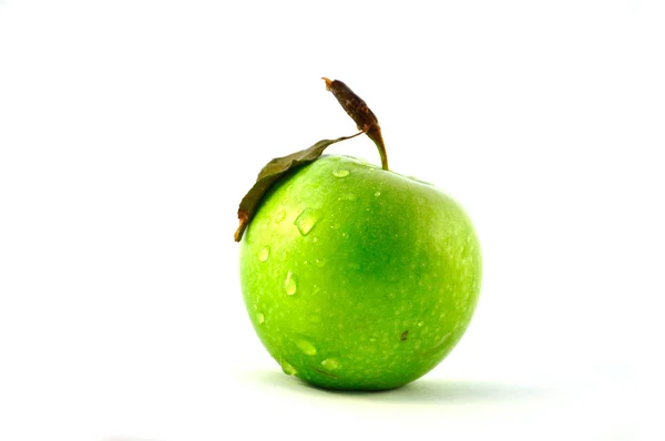 Manzana verde aislada —  Fotos de Stock