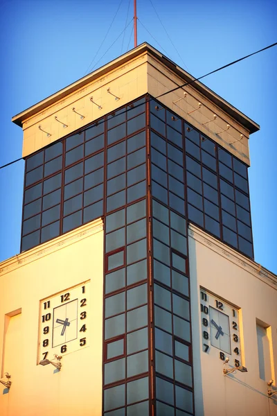 stock image Old public clock