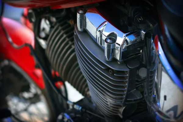 Detalle de la motocicleta — Foto de Stock