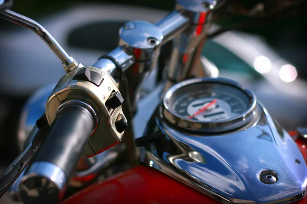 Detalle de la motocicleta — Foto de Stock