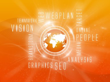 Background Webplan, Social, Orange, Orange Earth clipart