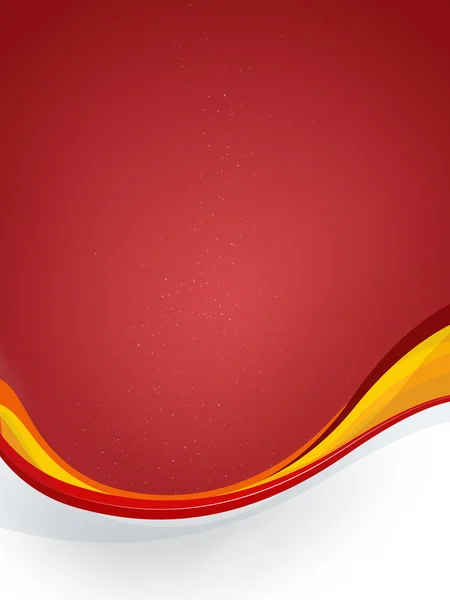 Sfondo rosso Tawi, onde multicolore, bianco textarea — Foto Stock