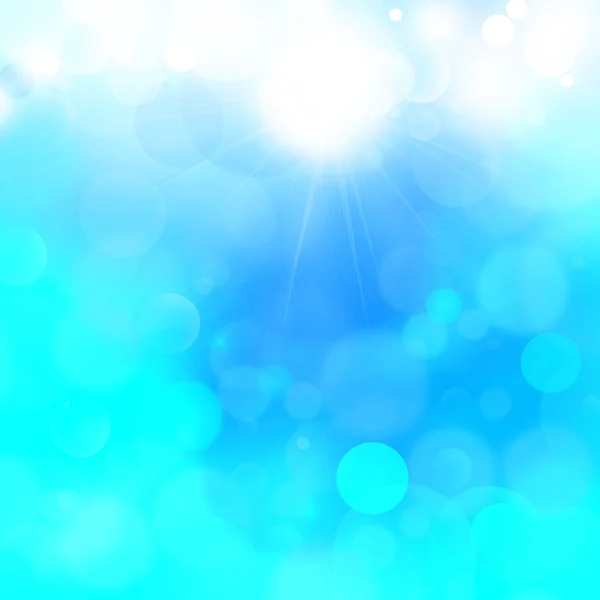 明るい青の背景就く 2、光ボケより多くの泡、メッシュなし — ストック写真