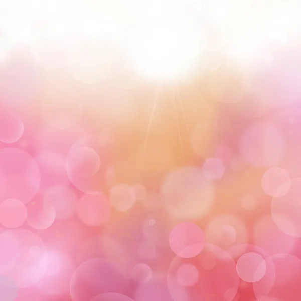 光のピンクの背景就く 2、光ボケより多くの泡、メッシュなし — ストック写真