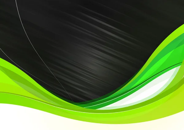 Zöld hullámszerű háttér Kubbyti — Stock Fotó