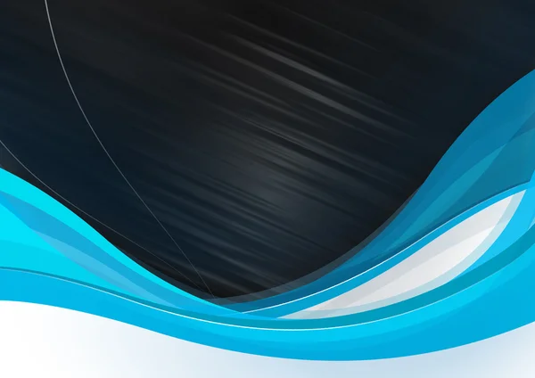 Blå vågliknande bakgrund kubbyti — Stockfoto