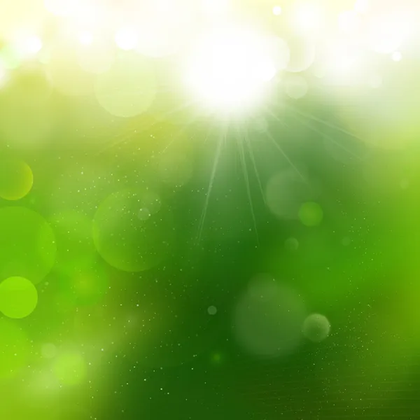 Verde abstrato bolhas fundo Airmar, bokeh luz, luz elementos de malha branca — Fotografia de Stock
