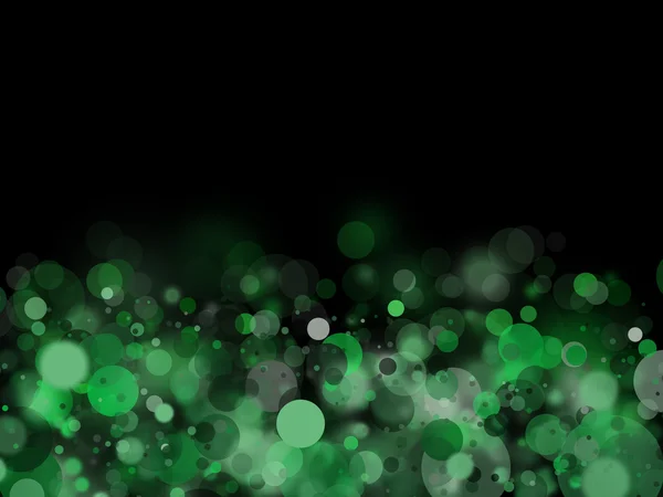 黒-緑の泡の背景黒 b — ストック写真