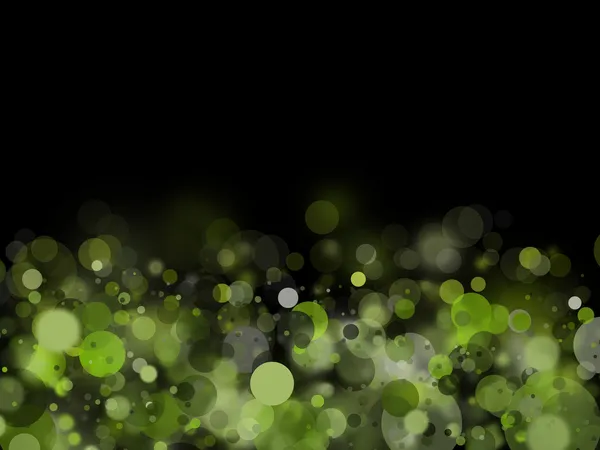黑橄榄绿色的泡泡背景黑色 b — 图库照片