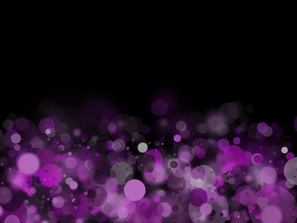 Preto-rosa bolhas fundo preto-B — Fotografia de Stock