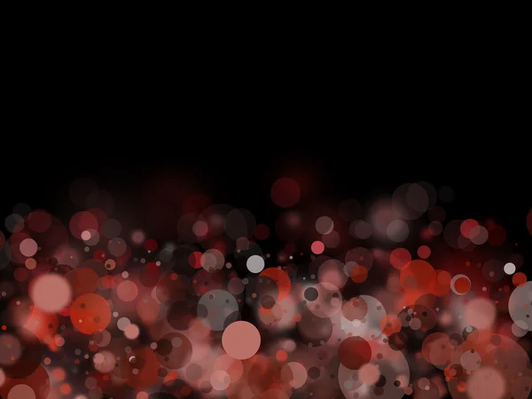 Preto-vermelho bolhas fundo preto-B — Fotografia de Stock