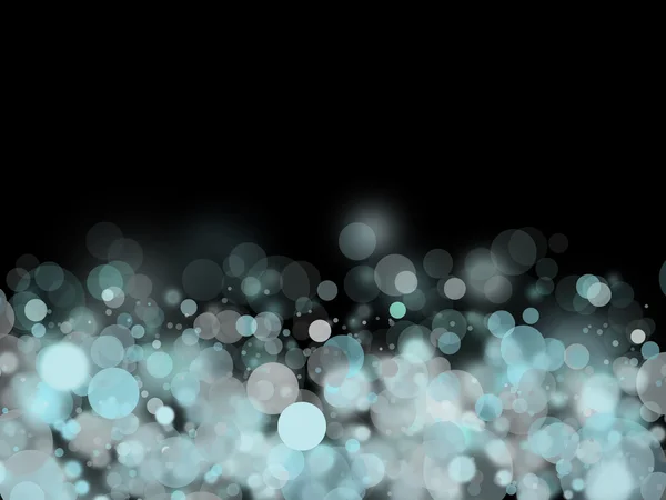 Svart-blå bubblor bakgrund svart-bw 2, vit bläs — Stockfoto