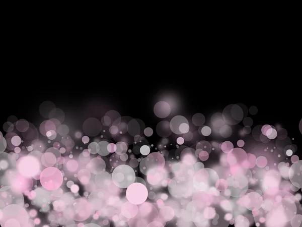 Preto-rosa bolhas fundo preto-BW, branco chama — Fotografia de Stock