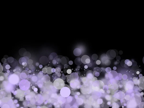 Fekete-lila buborékok háttér fekete-Bw, fehér folt — Stock Fotó