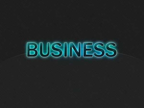 Dark background with light blue text Business — Stock Photo, Image