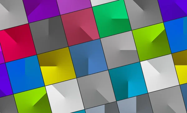Cubi sfondo, cubo multicolore — Foto Stock