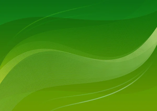 Groene wavelet achtergrond desi 3, witte golven — Stockfoto