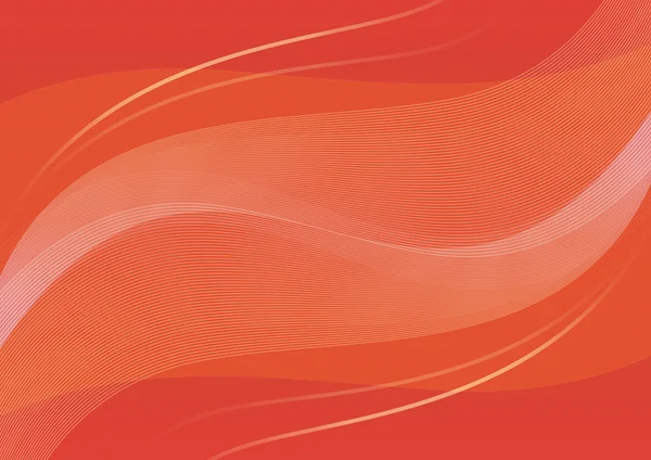 Orange wavelet bakgrund desi 3, vita vågor — Stockfoto