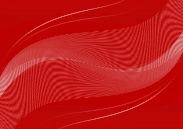 赤いウェーブレット背景デジ 3、白い波 — ストック写真