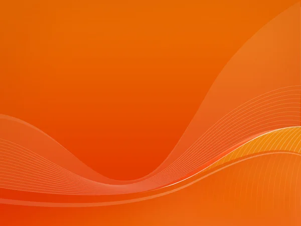 Orangefarbener Wellenhintergrund schwindlig-f, farbig — Stockfoto