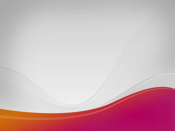 Light gray wavelet background Dizzy-HF, orange-magenta wave space — Stock Photo, Image