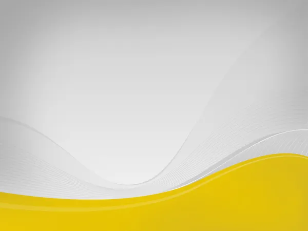 Hellgrauer Wellenhintergrund schwindlig-hf, gelber Wellenraum — Stockfoto