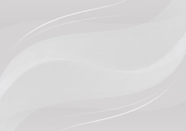 光灰色 （銀） ウェーブレット背景デジ 3、白い波 — ストック写真
