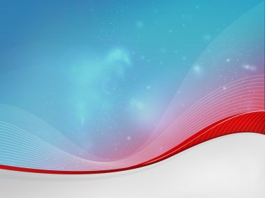 rood-blauwgrijze achtergrond duizelig, rode golven