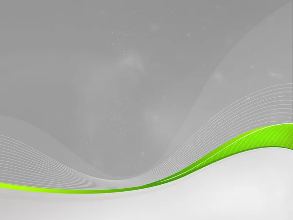 Gray background Dizzy, green wave — Stock Photo, Image