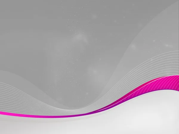 灰色の背景のめまい、ピンクの波 — ストック写真