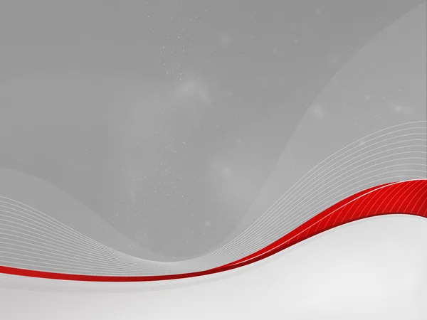 Серый фон Диззи, красная волна — стоковое фото
