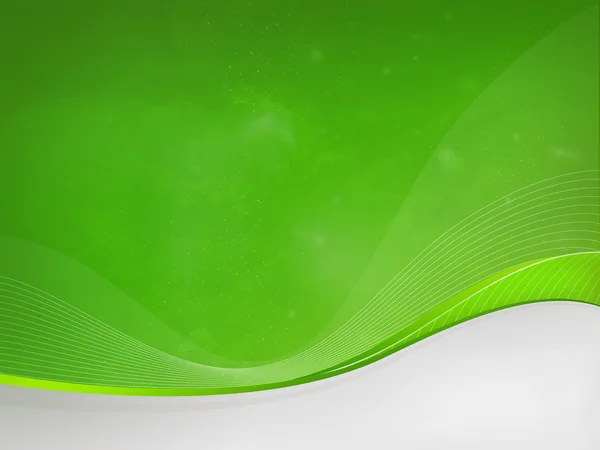 Grön-grå bakgrund yr, grön våg — Stockfoto