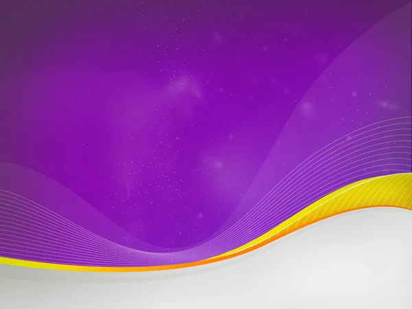 Violet-Gray background Dizzy, yellow wave — Stock Photo, Image