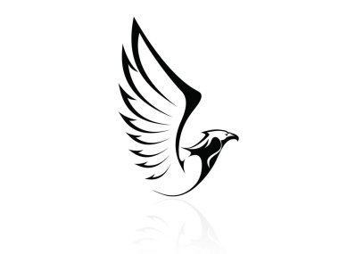 Hawk,Falcon,Eagle - vector, logo, sign, icon clipart