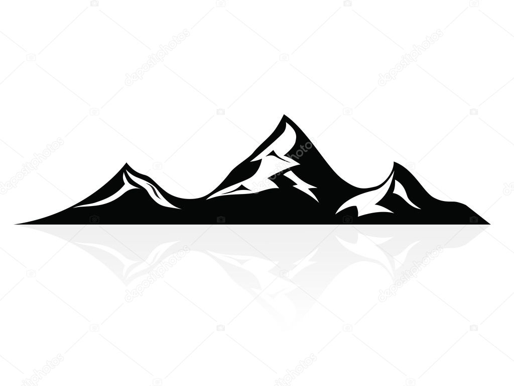 Mountain peaks,logo,icon,sign,vector