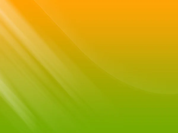 Oranje-groen golven achtergrond lupi — Stockfoto