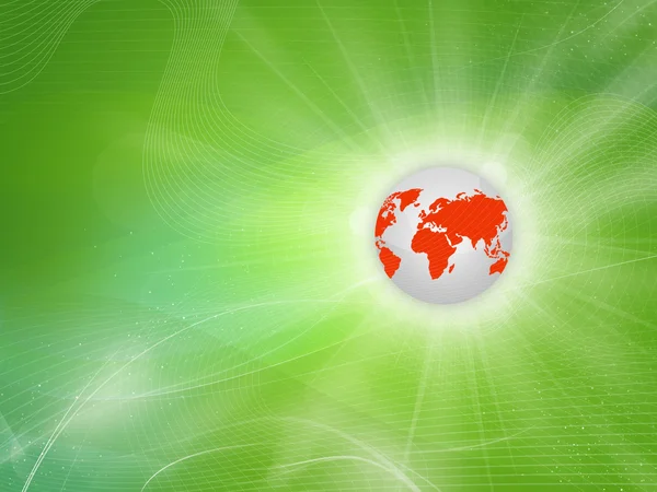 World globe on abstract background — Stock Photo, Image