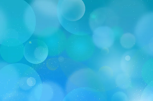 Cyan-Blue bolhas fundo Flário — Fotografia de Stock