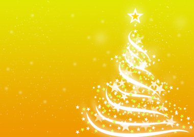 Christmas background DXM Yellow-Orange clipart