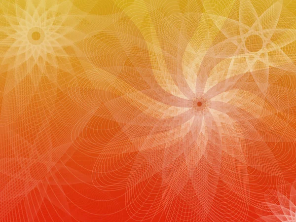 Желто-оранжевый цветочный фон Floyd Star — стоковое фото