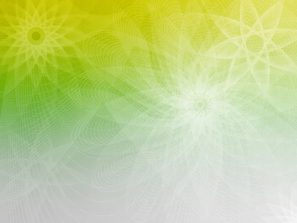 Жовтувато-зелена сітка квітковий фон Квіткова зірка CW — стокове фото
