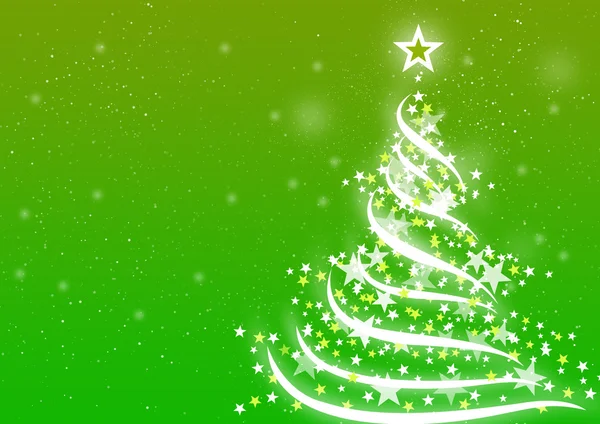 圣诞背景地塞米松绿色 — 图库照片