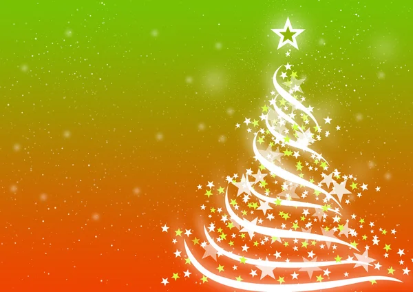 Weihnachten Hintergrund dxm grün-orange — Stockfoto