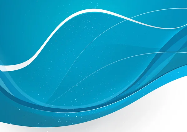 Blue wavelike background Kubby,white textarea — Stock Photo, Image