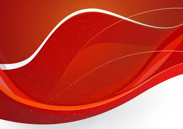 Vermelho wavelike fundo Kubby, branco textarea — Fotografia de Stock