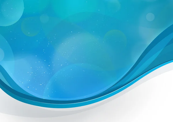 Blauwe wavelike achtergrond kubby bubbels — Stockfoto