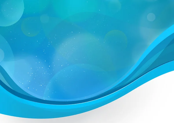 Blå vågliknande bakgrund kubby bubblor — Stockfoto